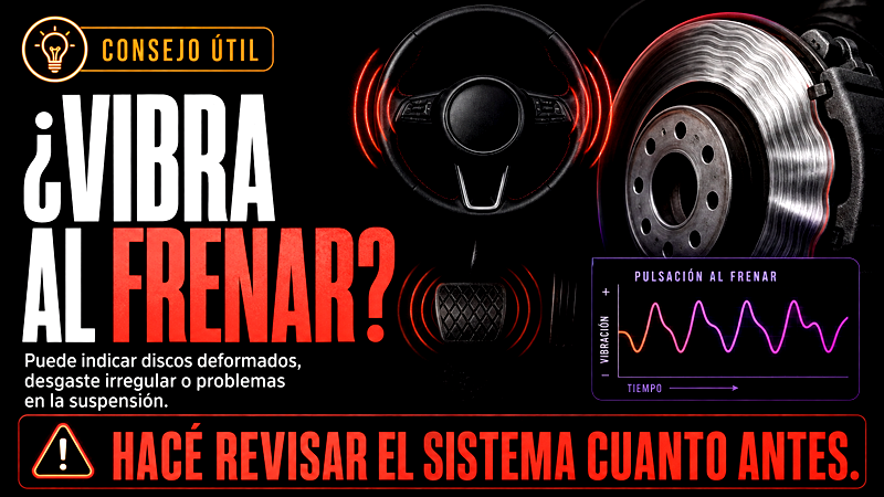 Consejo sobre vibraciones al frenar